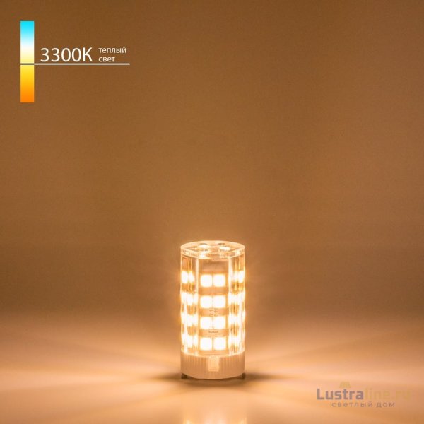 Светодиодная лампа Elektrostandard (a049868) G9 LED 5W прозрачная 220V 3300К BLG908 4690389150524 Светодиодная лампа Elektrostandard (a049868) G9 LED 5W прозрачная 220V 3300К BLG908 4690389150524