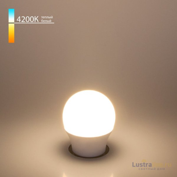 Светодиодная лампа Elektrostandard Mini Classic LED 7W 4200K E27 матовое стекло 4690389055263 Светодиодная лампа Elektrostandard Mini Classic LED 7W 4200K E27 матовое стекло 4690389055263