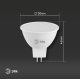 Лампа светодиодная Эра GU5.3 8W 6000K LED MR16-8W-12V-860-GU5.3 Б0049095