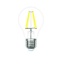 Лампа светодиодная филаментная Volpe E27 6W 4000K прозрачная LED-A60-6W/4000K/E27/CL/SLF UL-00008299