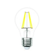 Лампа светодиодная филаментная Volpe E27 6W 4000K прозрачная LED-A60-6W/4000K/E27/CL/SLF UL-00008299