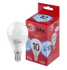 Лампа светодиодная Эра E14 10W 4000K LED P45-10W-840-E14 R Б0050233