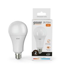 Лампа светодиодная Gauss E27 35W 3000K груша матовая 70215