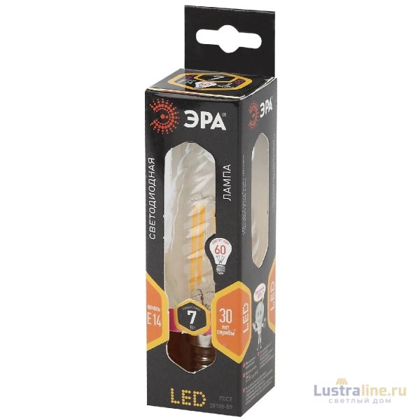 Лампа светодиодная Эра E14 7W 2700K F-LED BTW-7W-827-E14 Б0027960