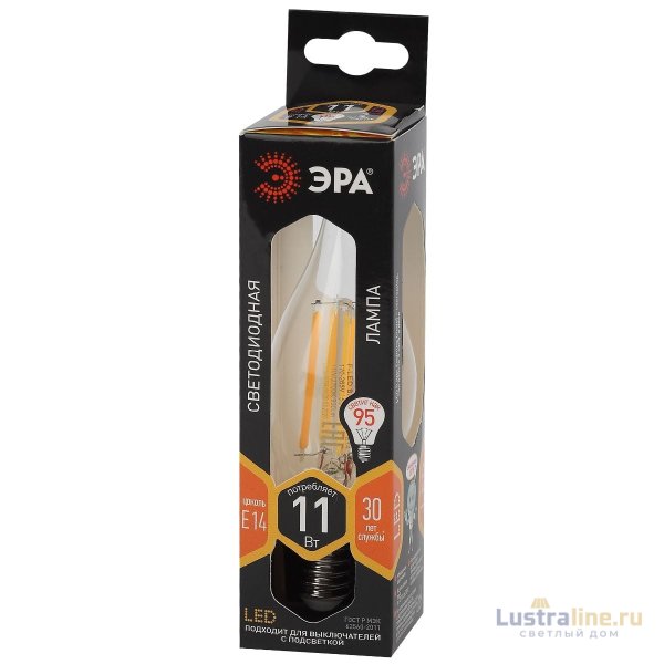 Лампа светодиодная Эра E14 11W 2700K F-LED BXS-11W-827-E14 Б0047001 Лампа светодиодная Эра E14 11W 2700K F-LED BXS-11W-827-E14 Б0047001