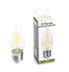 Лампа светодиодная Feron LB-713 Свеча E27 11W 4000K 38273