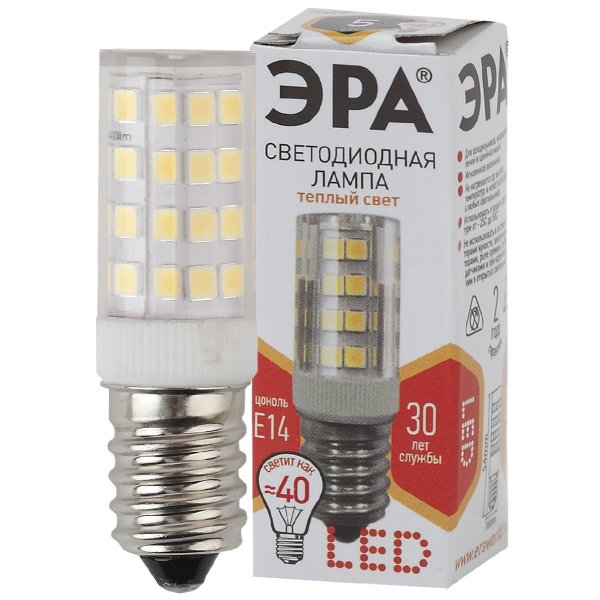 Лампа светодиодная Эра E14 5W 2700K LED T25-5W-CORN-827-E14 Б0033030