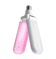Лампа светодиодная 2-х лепестковая Feron LB-7000 E27 20W красно-синий спектр 48443
