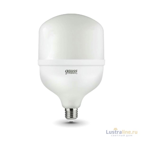 Лампа светодиодная Gauss E40 55W 6500K матовая 60436 Лампа светодиодная Gauss E40 55W 6500K матовая 60436