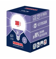 Лампа светодиодная Volpe Norma LED-G120-22W/6500K/E27/FR/NR UL-00010996