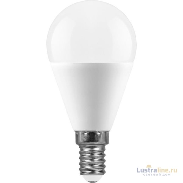 Лампа светодиодная Feron LB-950 шар E14 13W 6400K 38103 Лампа светодиодная Feron LB-950 шар E14 13W 6400K 38103