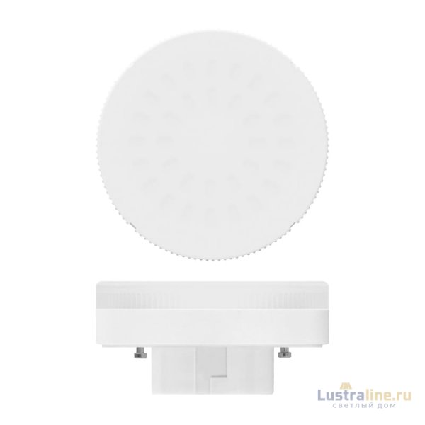 Лампа светодиодная (UL-00001670) Uniel GX53 6W 3000K матовая LED-GX53-6W/WW/GX53/FR PLZ01WH