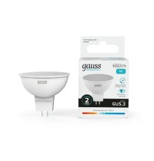 Лампа светодиодная Gauss GU5.3 9W 4100K матовая 13529