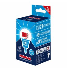 Лампа светодиодная Volpe Norma LED-G60-12W/4000K/E14/FR/NR UL-00010993