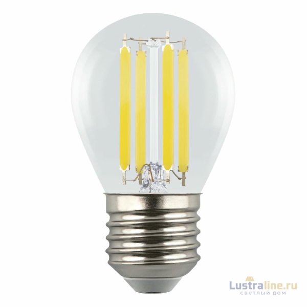 Лампа светодиодная филаментная Uniel LED-G45-4W/3000K/E27/CL GLY01TR UL-00011940