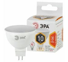 Лампа светодиодная Эра GU5.3 10W 2700K LED MR16-10W-827-GU5.3 Б0032995