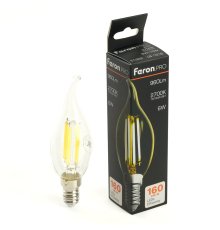 Лампа светодиодная Feron LB-1216 E14 6W 2700K 51262