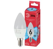 Лампа светодиодная Эра E14 6W 4000K LED B35-6W-840-E14 R Б0051057