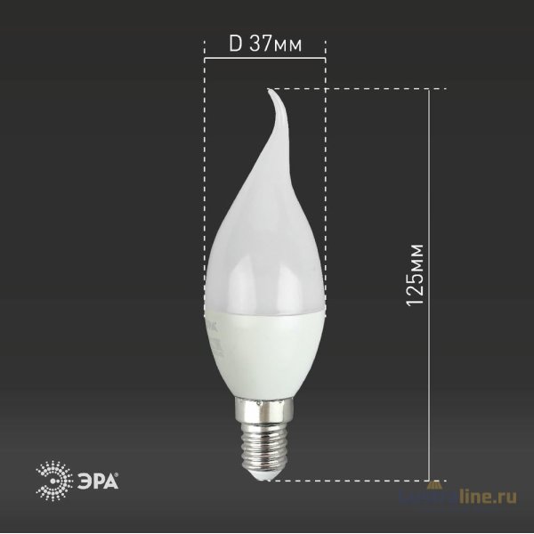Лампа светодиодная Эра E14 8W 6500K LED BXS-8W-865-E14 R Б0045345 Лампа светодиодная Эра E14 8W 6500K LED BXS-8W-865-E14 R Б0045345