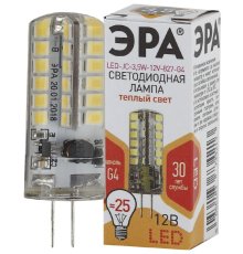 Лампа светодиодная Эра G4 3,5W 2700K LED JC-3,5W-12V-827-G4 Б0033195