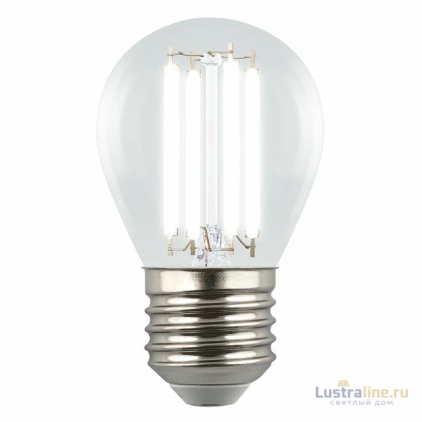 Лампа светодиодная филаментная Uniel LED-G45-4W/4000K/E27/CL GLY01TR UL-00011941
