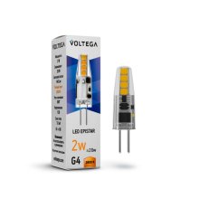 Лампа светодиодная Voltega G4 2W 2800K VG9-K1G4warm2W-12 7142