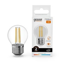 Лампа светодиодная Gauss Filament Elementary E27 12W 2700K 52212