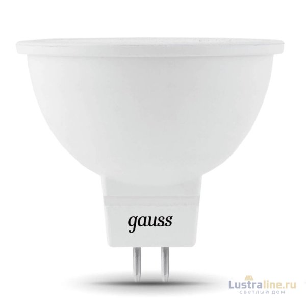 Лампа светодиодная Gauss GU5.3 7W 4100K матовая 101505207