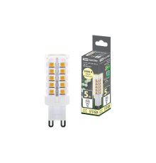 Лампа светодиодная TDM Electric G9 5W 3000K прозрачная SQ0340-0222 УЦ