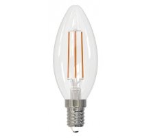 Лампа светодиодная филаментная Volpe E14 6W 4000K прозрачная LED-C35-6W/4000K/E14/CL/SLF UL-00008329