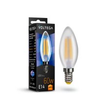 Лампа светодиодная Voltega E14 6W 2800К матовая VG10-CW2E14warm6W-F 7025