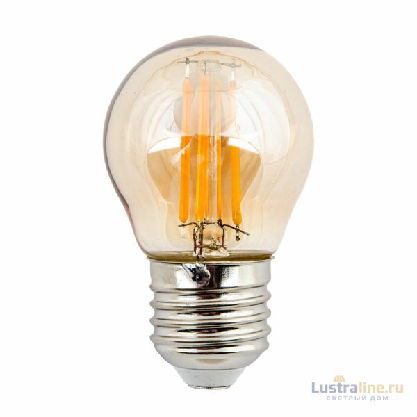Светодиодная лампа Uniel Vintage LED-G45-5W/GOLDEN/E27 GLV21GO UL-00010552