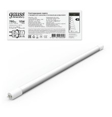 Лампа светодиодная Gauss G13 10W 4000К матовая 93020-R