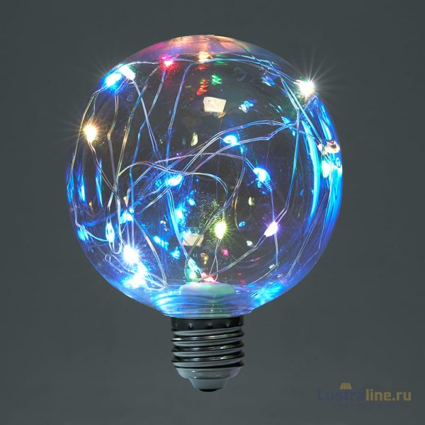 Лампа светодиодная Feron LB-382 E27 3W RGB 41678 Лампа светодиодная Feron LB-382 E27 3W RGB 41678