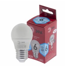 Лампа светодиодная Эра E27 6W 4000K LED P45-6W-840-E27 R Б0049644