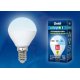 Лампа светодиодная (UL-00002374) Uniel E14 6W 4000K матовая LED-C37-6W/NW/E14/FR/MB PLM11WH