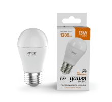 Лампа светодиодная Gauss Basic E27 13W 3000K 10502132