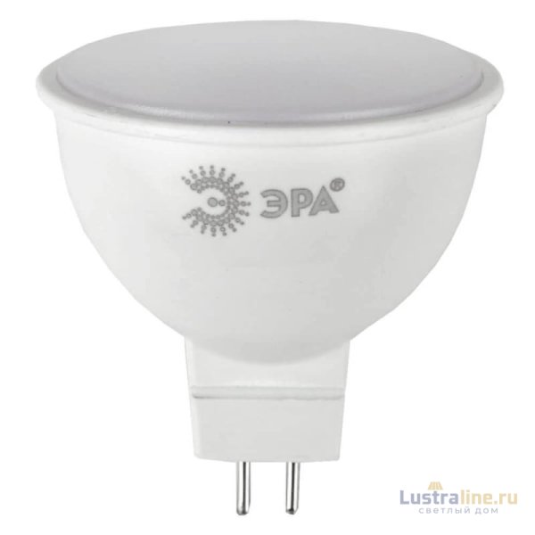 Лампа светодиодная ЭРА GU5.3 8W 2700K матовая LED MR16-8W-827-GU5.3 Б0020546