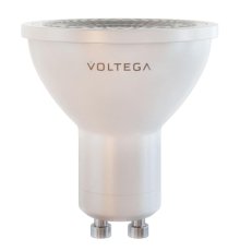 Лампа светодиодная Voltega GU10 6W 2800К прозрачная VG2-S1GU10warm6W-D 7108