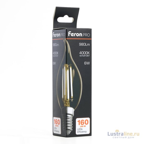 Лампа светодиодная Feron LB-1216 E14 6W 4000K 51263 Лампа светодиодная Feron LB-1216 E14 6W 4000K 51263