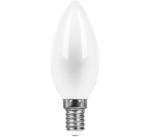 Лампа светодиодная Feron E14 9W 2700K Свеча Матовая LB-73 25955