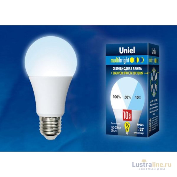 Лампа светодиодная (UL-00001813) Uniel E40 70W 4000K матовая LED-M105-70W/NW/E40/FR ALV02WH