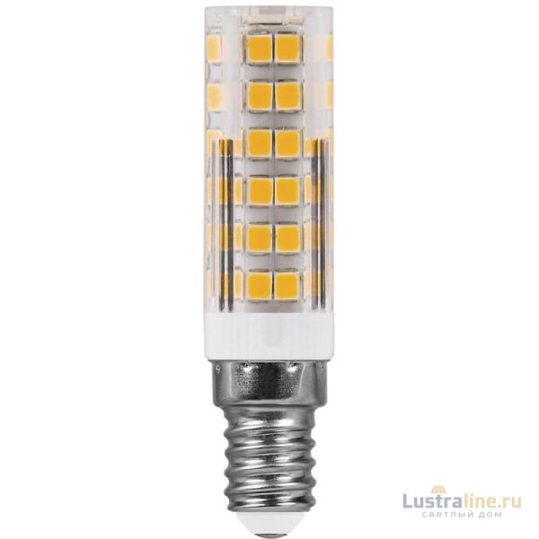 Лампа светодиодная Feron E14 7W 6400K Прямосторонняя Матовая LB-433 25986