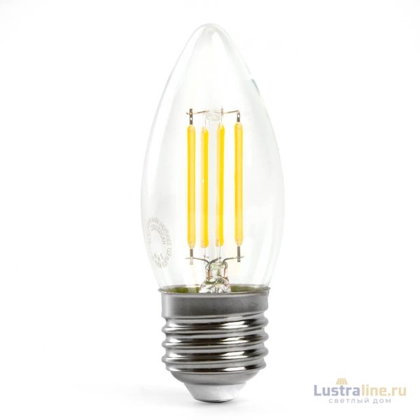 Лампа светодиодная Feron LB-66 Свеча E27 7W 4000K 38271