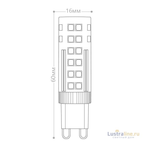Лампа светодиодная Feron G9 7W 2700K Прямосторонняя Матовая LB-431 25755 Лампа светодиодная Feron G9 7W 2700K Прямосторонняя Матовая LB-431 25755
