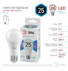 Лампа светодиодная Эра E27 25W 4000K LED A65-25W-840-E27 Б0035335