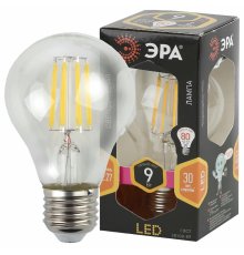 Лампа светодиодная Эра E27 9W 2700K F-LED A60-9W-827-E27 Б0043433