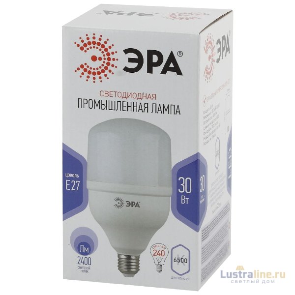 Лампа светодиодная Эра E27 30W 6500K LED POWER T100-30W-6500-E27 Б0049597 Лампа светодиодная Эра E27 30W 6500K LED POWER T100-30W-6500-E27 Б0049597