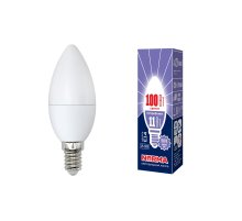 Лампа светодиодная (UL-00003810) Volpe E14 11W 6500K матовая LED-C37-11W/DW/E14/FR/NR