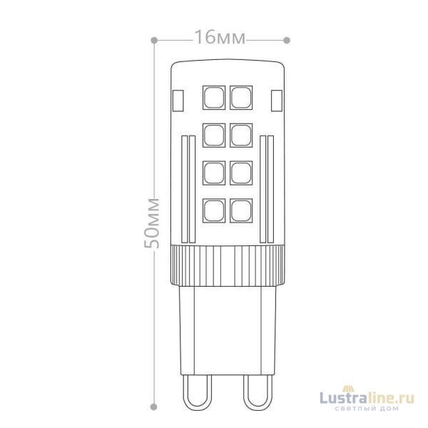 Лампа светодиодная Feron G9 5W 6400K Прямосторонняя Матовая LB-430 25638 Лампа светодиодная Feron G9 5W 6400K Прямосторонняя Матовая LB-430 25638